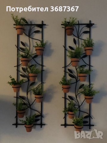 Цветарници и стойки за цветя и саксии от ковано желязо , снимка 9 - Стайни растения - 40218205