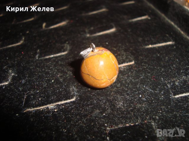 АРТ ПЕНДАНТ НАТУРАЛЕН КАМЪК ПОЛУСКЪПОЦЕНЕН МИНЕРАЛ АХАТ МЕДАЛЬОН 20776, снимка 4 - Колиета, медальони, синджири - 32175907