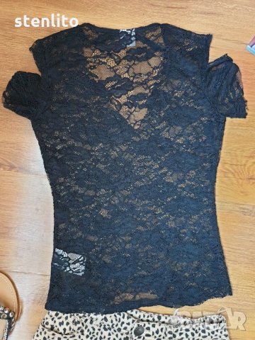 Блузка Gina Tricot размер XS, снимка 2 - Тениски - 29755085