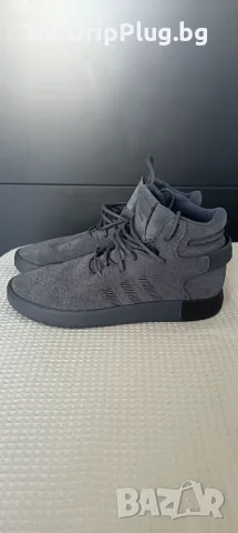 Мъжки маратонки размер 42 Adidas Tubular invader сив велур 