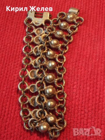 БРОНЗ САЧАН ВЪЗРОЖДЕНСКА СТАРИННА ГРИВНА МАЙСТОРСКА ОТЛИВКА с ГРАНУЛАЦИЯ ЩИФТ ОРИГИНАЛЕН 9919, снимка 9 - Антикварни и старинни предмети - 30285723