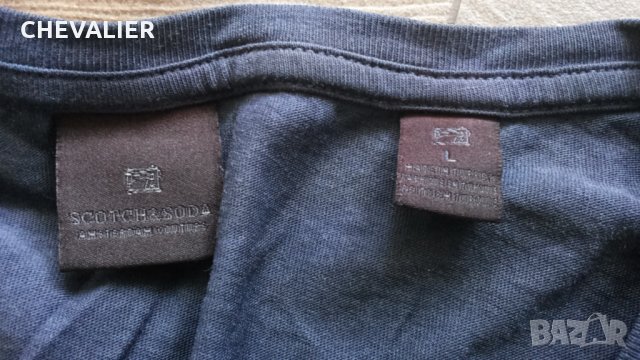 SCOTCH & SODA размер L мъжка тениска  / 49-35, снимка 7 - Тениски - 30169202
