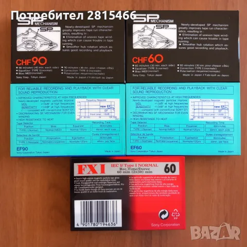 Лот 5бр. НОВИ SONY аудио касети, снимка 12 - Декове - 50148659
