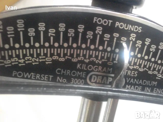 НОВ DRAPER made in ENGLAND 0-150 Nm АНГЛИЙСКИ ОРИГИНАЛ РЪЧЕН МАНОСКОП СТРЕЛКОВИ ДИНАМОМЕТРИЧЕН КЛЮЧ , снимка 11 - Други инструменти - 47799715