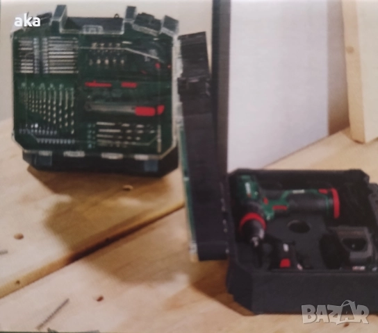 12 V Комплект акумулаторна дрелка PBSA 12 E4 С 2 акумулаторни батерий и 75 аксесоари 3 г. гаранция