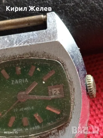 Стар механичен часовник дамски ЗАРЯ СССР 22 камъка за КОЛЕКЦИЯ ДЕКОРАЦИЯ 47944, снимка 4 - Антикварни и старинни предмети - 50107740