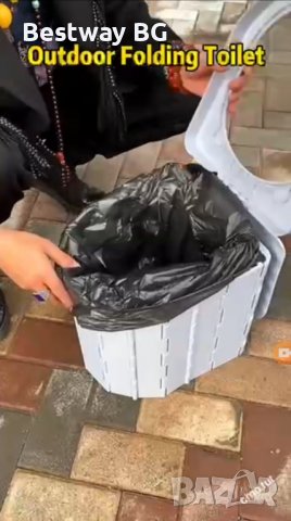 Сгъваема къмпинг тоалетна. Folding outdootlr camping toilet ( нова стока ), снимка 3 - Химически тоалетни - 38092524