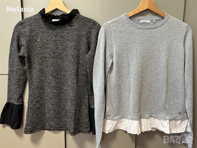 Лот от 3 блузи, размер S, снимка 2 - Блузи с дълъг ръкав и пуловери - 53895472