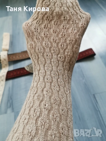 Пафти с колан, дантела и плетени чорапи! Допълнение към народна носия! , снимка 7 - Антикварни и старинни предмети - 54235980