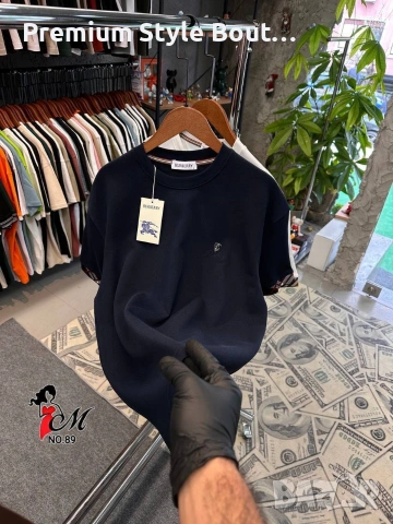 Мъжки памучни тениски emporio armani Burberry Hermes Calvin Klein , снимка 10 - Тениски - 54016051