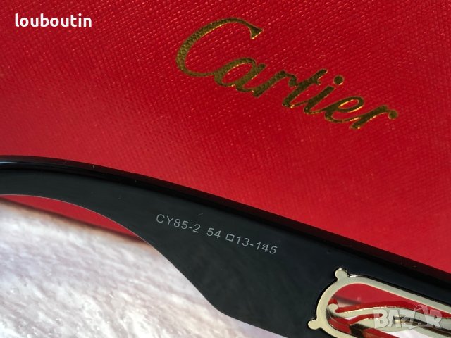 Cartier 2023 дамски слънчеви очила правоъгълни, снимка 14 - Слънчеви и диоптрични очила - 40622298