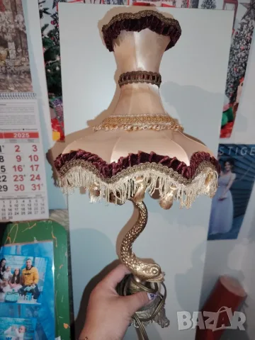 Настолна лампа бронз 