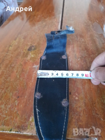 Стара кожена кания за нож #24, снимка 4 - Други ценни предмети - 53343281