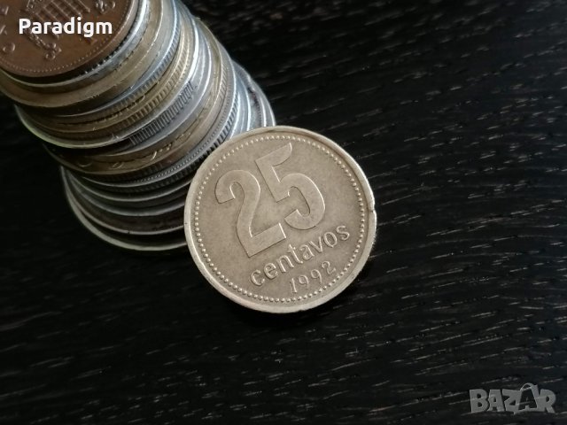 Монета - Аржентина - 25 центавос | 1992г.