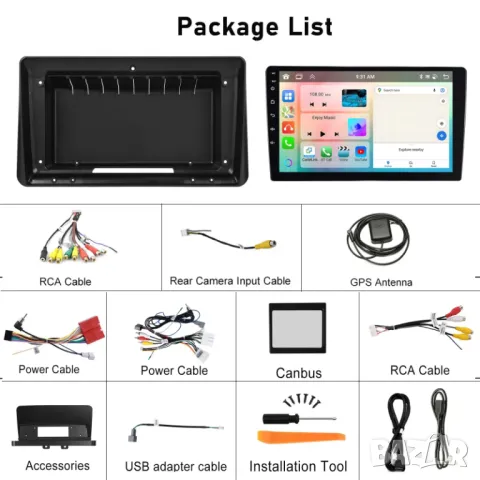 Мултимедия, за Mazda CX-3, Mazda 2, 2014-2019, Двоен дин, Навигация, дисплей, Android, Мазда CX3, снимка 6 - Аксесоари и консумативи - 47459231