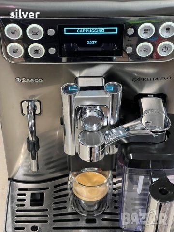 Кафемашина кафе автомат Saeco exprelia evo с гаранция, снимка 7 - Кафемашини - 42739142