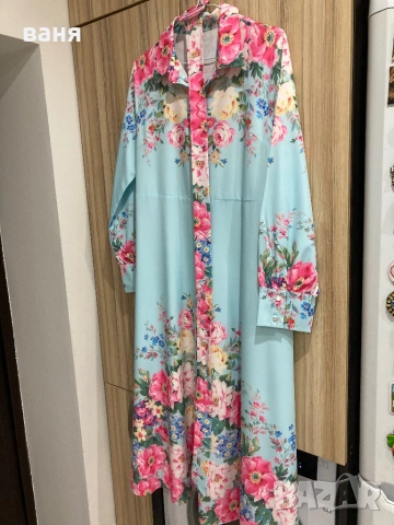 Красива рокля с коланче, снимка 2 - Рокли - 54228756