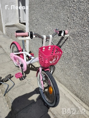 Детски велосипед+помощни колела , снимка 2 - Велосипеди - 54247157