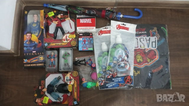 Marvel марвел колекция фигурки мешка шише вода герой тонколона, снимка 3 - Колекции - 52131724