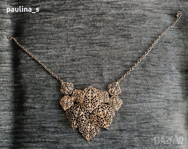 Три различни броя / Колие тип чокър - Филигран като дантела и други, снимка 6 - Колиета, медальони, синджири - 44157083