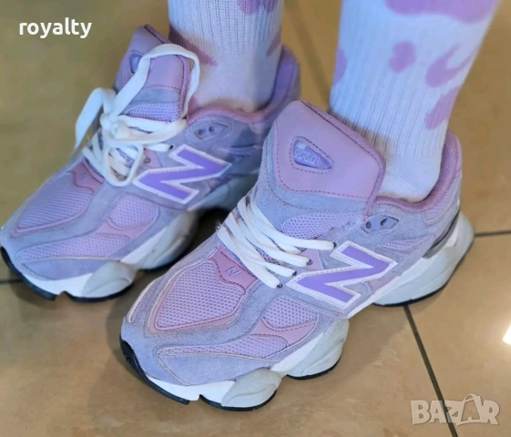 New Balance Дамски Маратонки Лилаво и Бяло , снимка 2 - Маратонки - 52558163