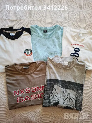 Лот мъжки тениски 5 бр L , снимка 1