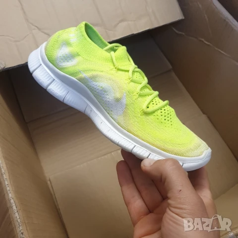 маратонки Nike Free Flyknit+ Volt Electric номер 40 ,5, снимка 9 - Маратонки - 50448794