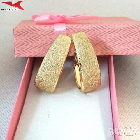  Обеци с 14К златно покритие 2141848