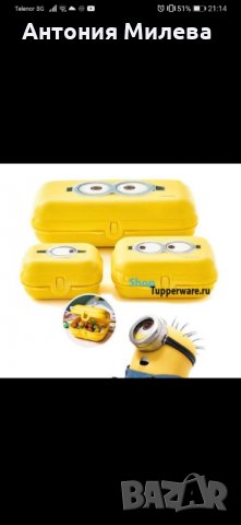 К-кт"Каменици" с миньони на TUPPERWARE , снимка 2 - Други - 34378508