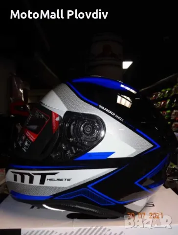 MT Helmets Targo Interact пистова каска различни разцветки, снимка 12 - Аксесоари и консумативи - 49290029