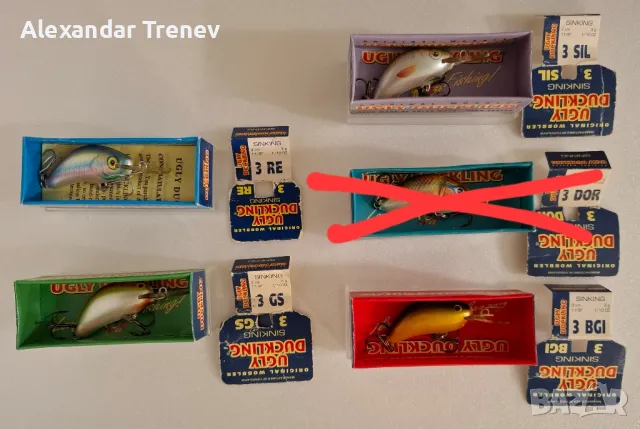 Воблери Ugly duckling, снимка 3 - Такъми - 49320755