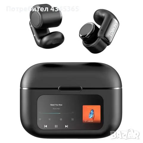 LOBKIN S18 Bluetooth слушалки тип „обеца“, 4 GB памет