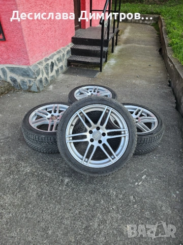 4 бр. лети джанти за АУДИ 18 ски 5/112  8j ет 35  66.5