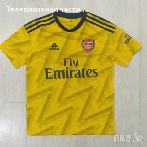 Оригинална футболна тениска на Арсенал гостуващ екип 2019/2020 Adidas EH5656,размер юношески L