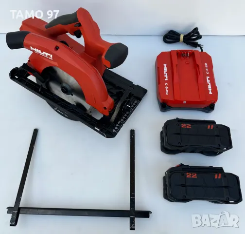Hilti SC 30WR-22 Nuron - Безчетков ръчен циркуляр 2x22V 8.0Ah като нов!, снимка 3 - Други инструменти - 50039119
