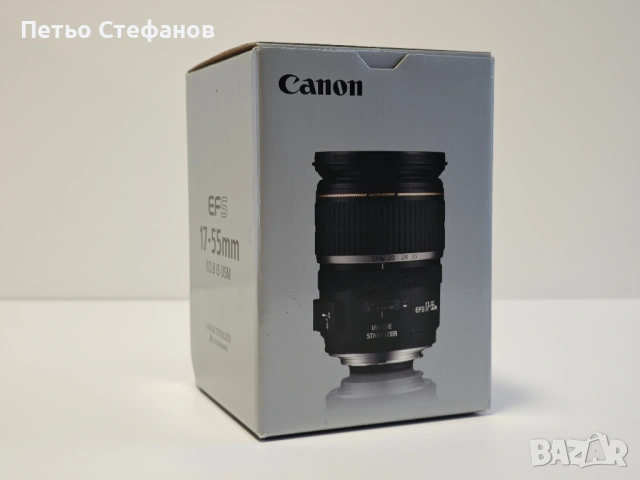 обектив Canon EF-S 17-55 mm f/2.8 IS USM Lens, снимка 8 - Обективи и филтри - 53327608