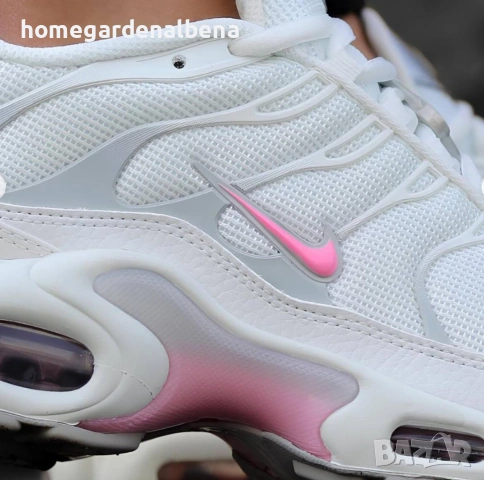 Nike Air Max Plus TN – Дамски маратонки бяло/розово | Размери 38, 39, снимка 3 - Маратонки - 54314546