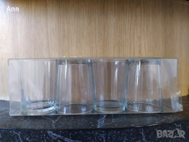 Комплект стъклени чаши, снимка 2 - Чаши - 30380111