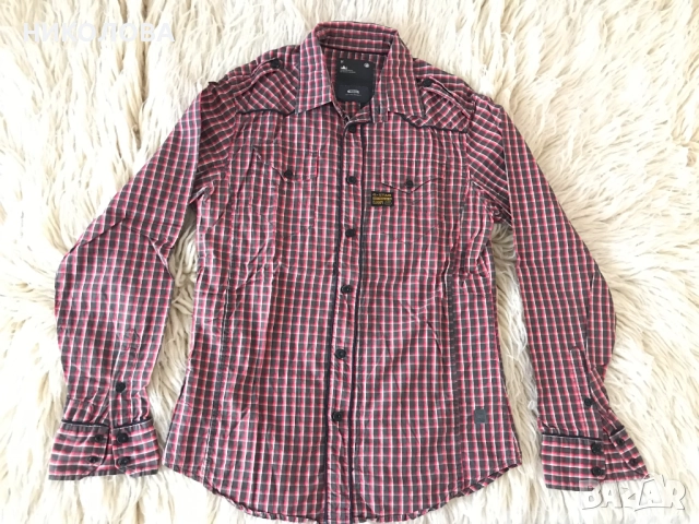 Мъжки ризи на G-STAR с дълъг ръкав, снимка 5 - Ризи - 52099591