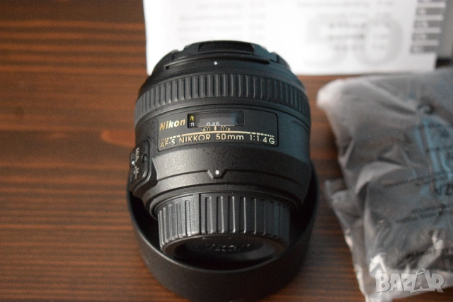 Nikon AF-S Nikkor 50mm f1.4G, снимка 3 - Обективи и филтри - 53086041