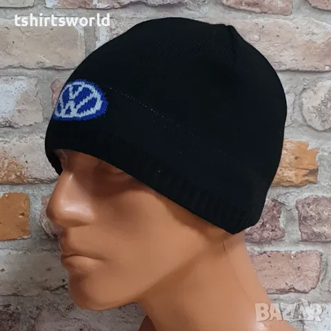 Нова зимна шапка на автомобилната марка VW, снимка 2 - Шапки - 47699679