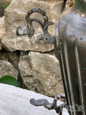 Старинен голям самовар на въглища царска Русия , снимка 6 - Антикварни и старинни предмети - 40499460