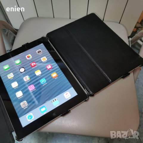 Таблет Apple iPad 4 Cellular+WiFi със зарядно и кожен калъф тефтер, снимка 2 - Таблети - 44147933