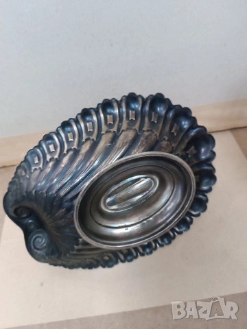 Посребрен лъжичник WMF , снимка 3 - Антикварни и старинни предмети - 54025109