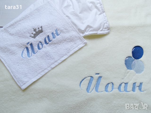 Бродирана бебешка калъфка с възглавничка, снимка 5 - Спално бельо и завивки - 33724408