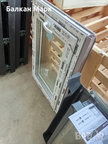 Нов PVC Прозорец REHAU SmartLine 90x60 см – Внос от Германия, снимка 2 - Дограми - 53912177
