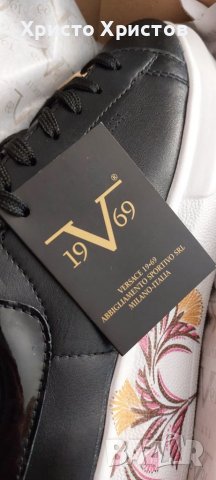 Дамски луксозни обувки ЕСТЕСТВЕНА КОЖА!!! Versace 19 69, снимка 7 - Маратонки - 36960951