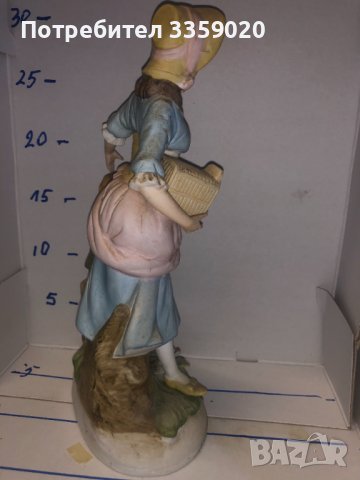 продавам старинна керамична фигура, снимка 5 - Колекции - 40187754