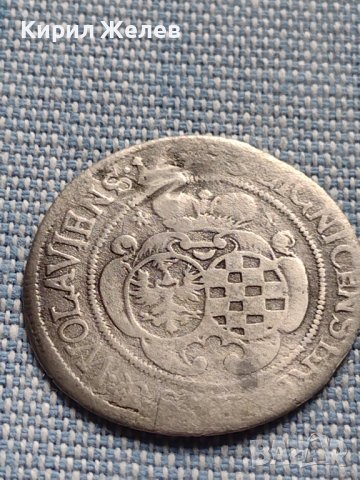 Сребърна монета 6 кройцера 1673г. Луйза фон Алхант Силезия 29767, снимка 2 - Нумизматика и бонистика - 42900740