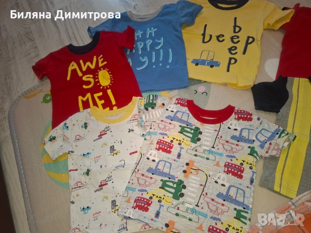Лот дрехи за момче 9-12 мес., снимка 4 - Комплекти за бебе - 50743321